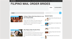 Desktop Screenshot of filipinomailorderbrides.org